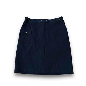 Peter Nygard Women's Midi Skirt Black Snap Pocket Size 6 / 30 x 21